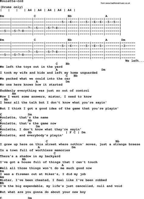 roulette chords|Roulette .